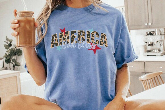 4th of July Faith Graphics for T-Shirt Designs