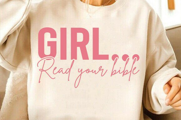 Girl Read Your Bible Png, Christian Quot – A Designer's Review
