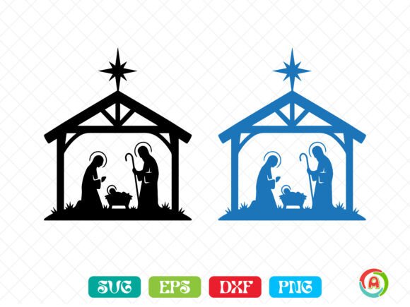 Nativity Scene SVG Review: Graphics for T-Shirt Designs