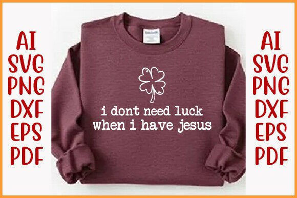 St Patrick's Day Christian PNG SVG Graphics for T-Shirt Designs