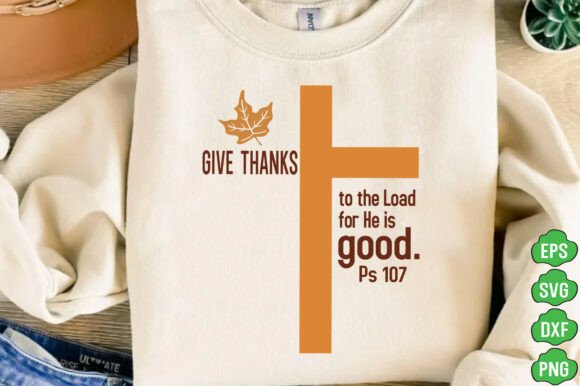 Thanksgiving Christian SVG for Graphics & T-Shirt Designs